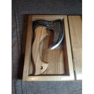 ГОРОХ сокира ручної роботи майстра Сергія Дитюка, Сталь - 65Г, 56-60 HRC. Photo 3